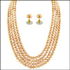 4 string peach  pearl set - SJPJA-233 - Click here to View more details about this Product
